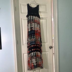 Boho maxi dress.